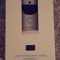B30 Low Power Wifi Video Doorbell 