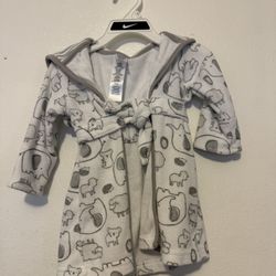 Baby Bath Robe 0-9m