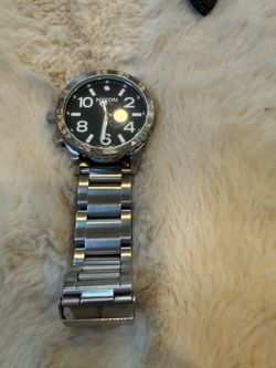 Men’s silver watch
