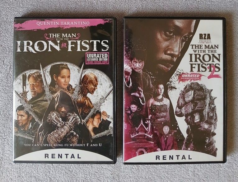 The Man With The Iron Fists Movies DVD