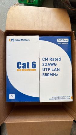 *UNOPENED* Cat 6 Ethernet Cable 500’
