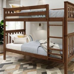 Bunk Bed.  Convertible.  Solid Wood 
