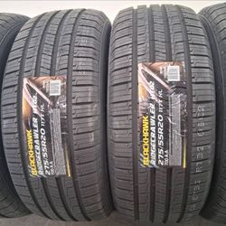 ( 4 TIRES  ) 275/55R20 BLACKHAWK HT 