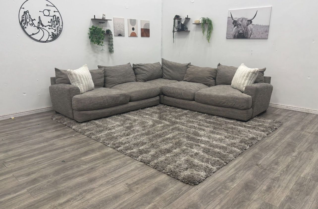 Gray Sectional Couch - Free Delivery