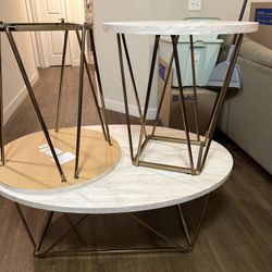 3 Pc Living Room Table Set 