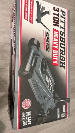 Pittsburgh 3 Ton Heavy Duty Floor Jack