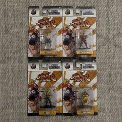 Jada Toys Nano Diecast Capcom Street Fighter Metalfig 1.5" Figures NEW