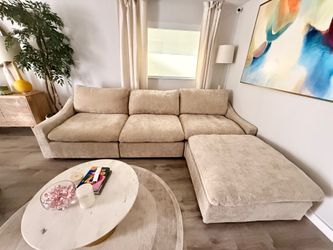 Cloud Khaki Washable Sofa