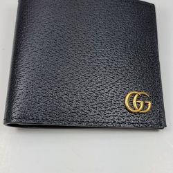 GUCCI GG Marmont Leather Bi-Fold Wallet For Men