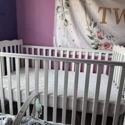 Baby Crib + Mattress 