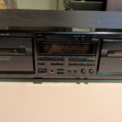Onkyo TA-RW411 Dual Stereo Cassette Deck — Auto-Reverse, Tested & Working