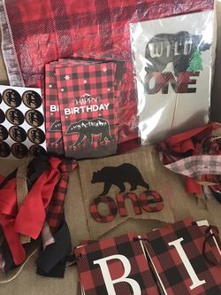 Lumberjack Party Decoration