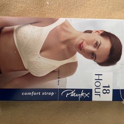 NEW 18 Hour Bra One Tan, One White 38b