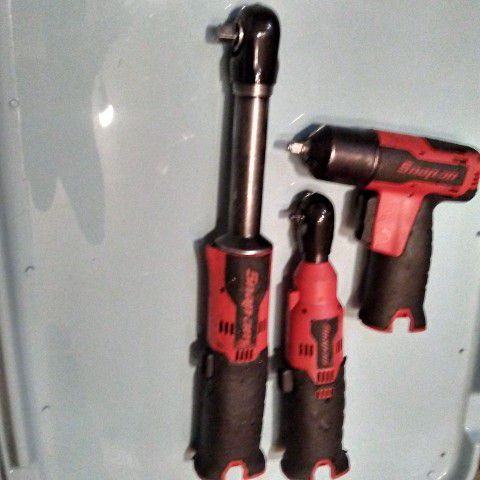 Snap On usa tools 14.4v 3/8&1/4 Cordless impact wrench& ratchet  (tools only) (((READ FIRST)))