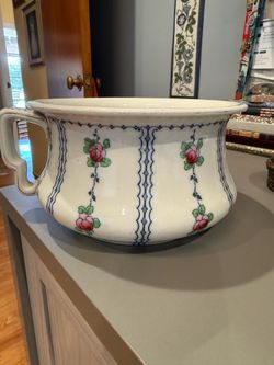 Antique English Losol Ware Chamber Pot