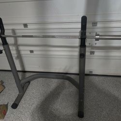 Free standing squat and press rack