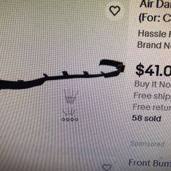 2011-2014 Chevy Cruz Lower Air Deflector