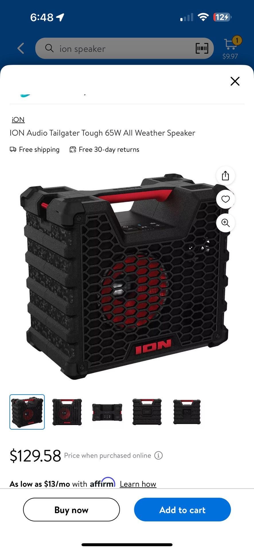 Ion Tailgate Speaker