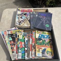 Case Full Of Vintage Comic Books