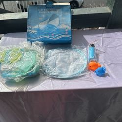 Baby Swimming Float with Canopy 46-57 cm Waist