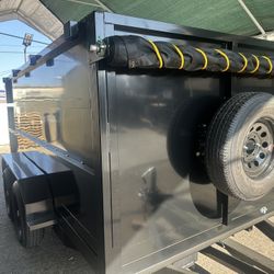 Dump Trailer New 8x12x4 12000lb $6850 Cash Only 