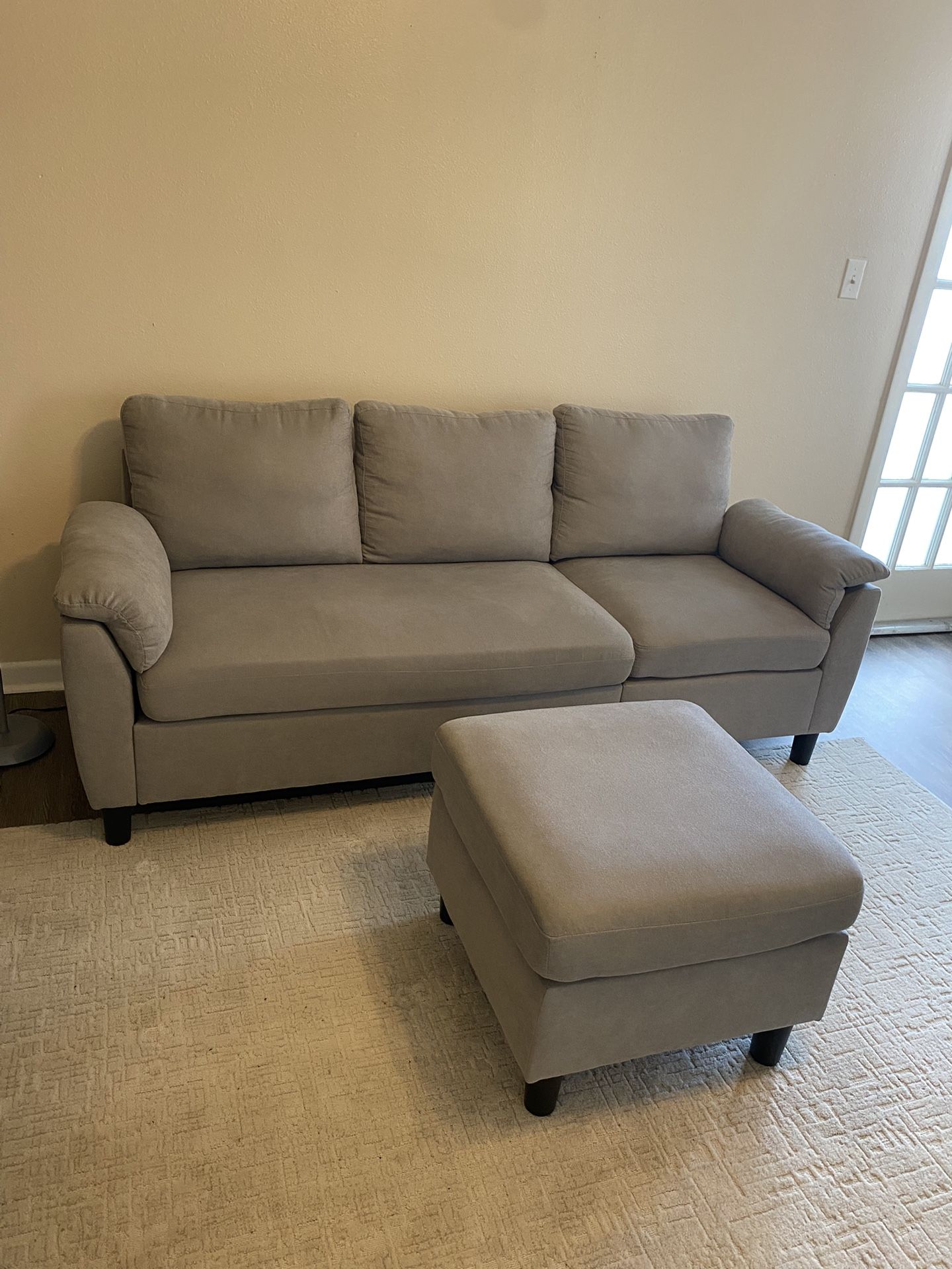 Sofa With Ottoman 