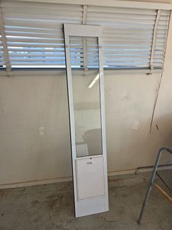 Dog door for sliding glass door