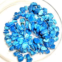 Lot Of Dyed Howlite Beads