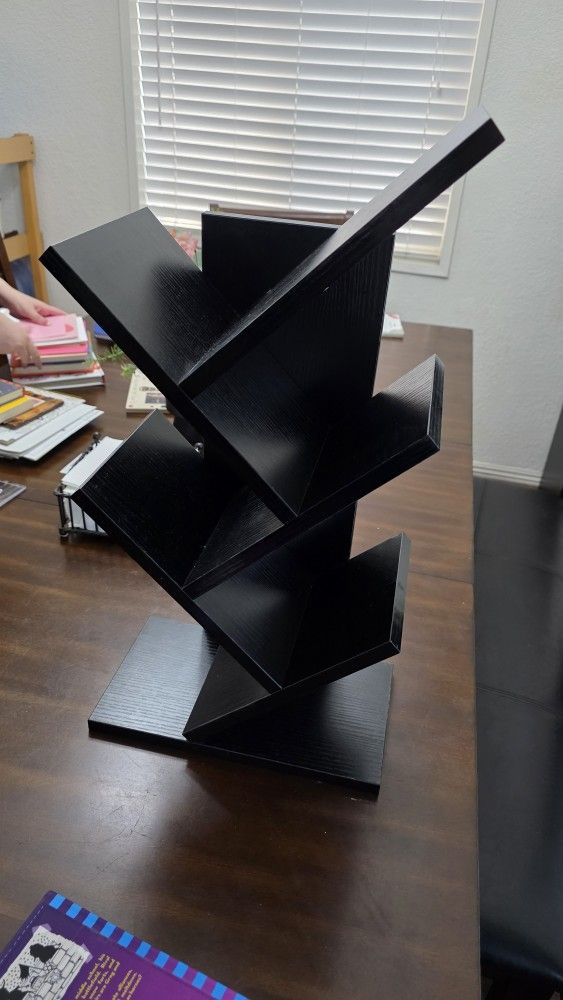 Small Black Modern Book Shelf