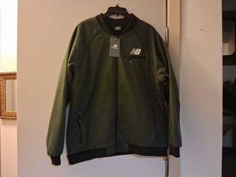 Men's New Balance jacket size XL brand new olive green