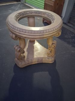 Glass table set / chairs