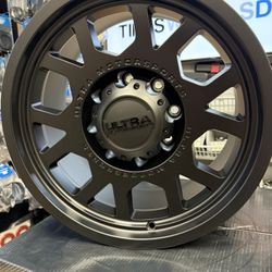 (Set of 4) Ultra 114 The Chief 18x9 8x6.5" +1mm Satin Black Wheels Rims 18" Inch