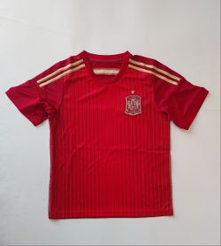 Spain Children Soccer Jersey No Brand-Uniformes De Futbol