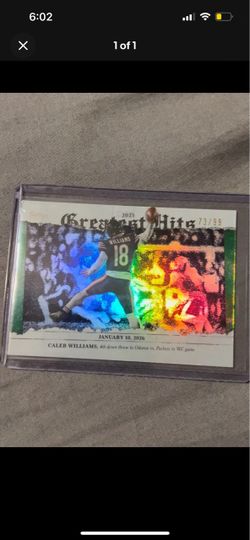 2025 Caleb Williams Greatest Hits #73/99 Trading Card