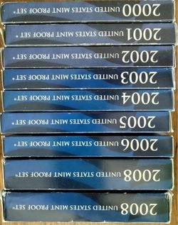 US mint proof sets