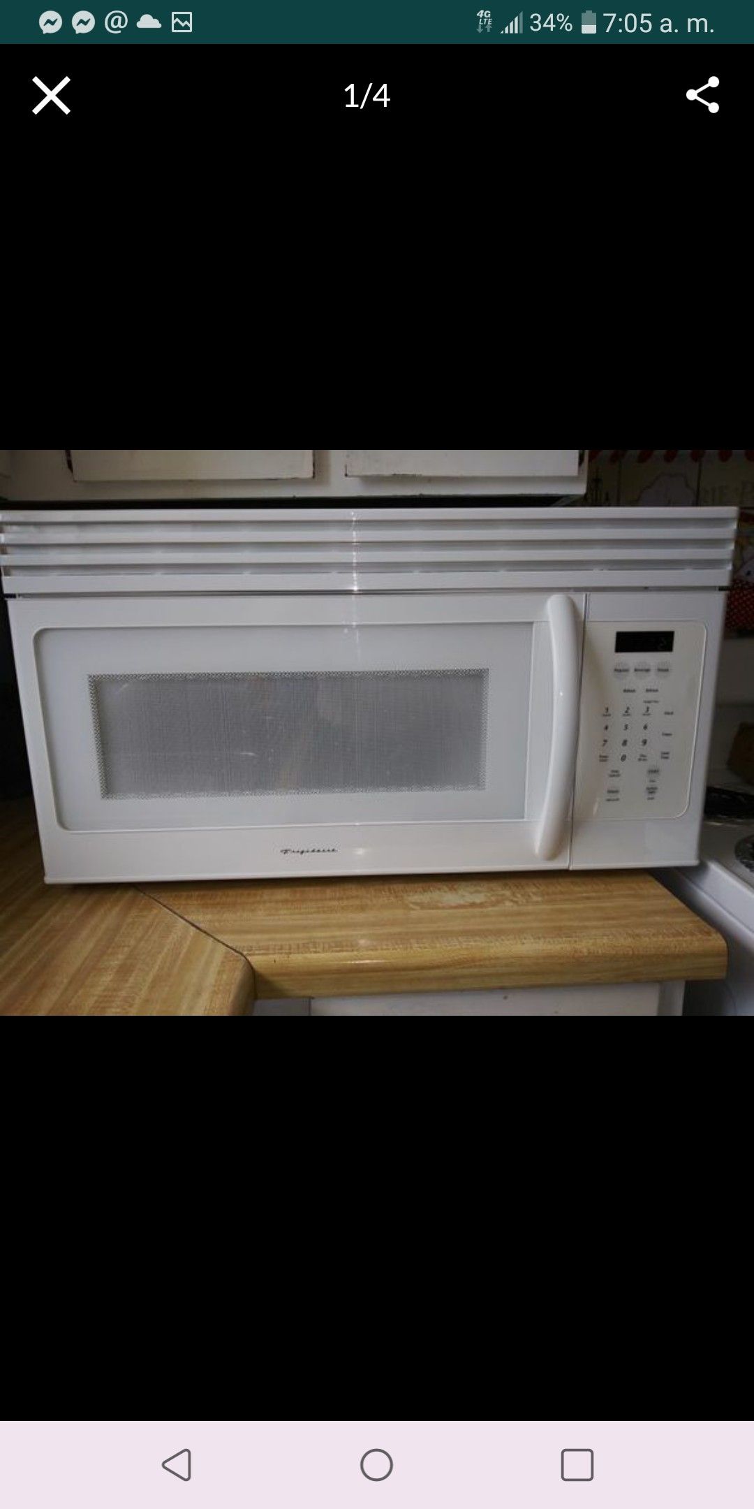 Vendo este microwave Funciona muy bien $40