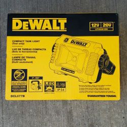 Dewalt 20v Led Task Light Brand New Tool Only