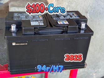 AGM Car Battery Group Size 94r/H7