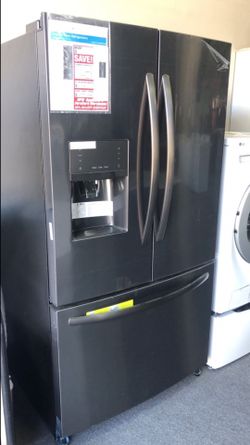 Frigidaire fridge refrigerator black stainless steel French door original price $2449 our price $1549 only