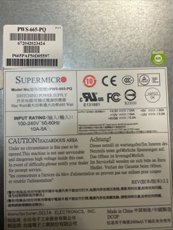 Supermicro PWS-665-PQ 665W Server Power Supply