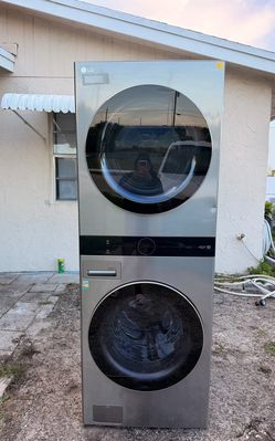 Stackable washer and dryer Lg 27 wide