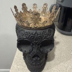 Bath & Body Works Skull Candle Holder