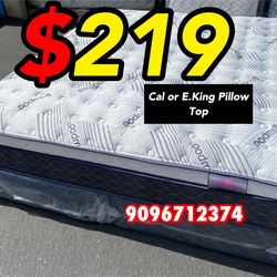 12in King Size Dream Luxury European Pillow Top Mattress