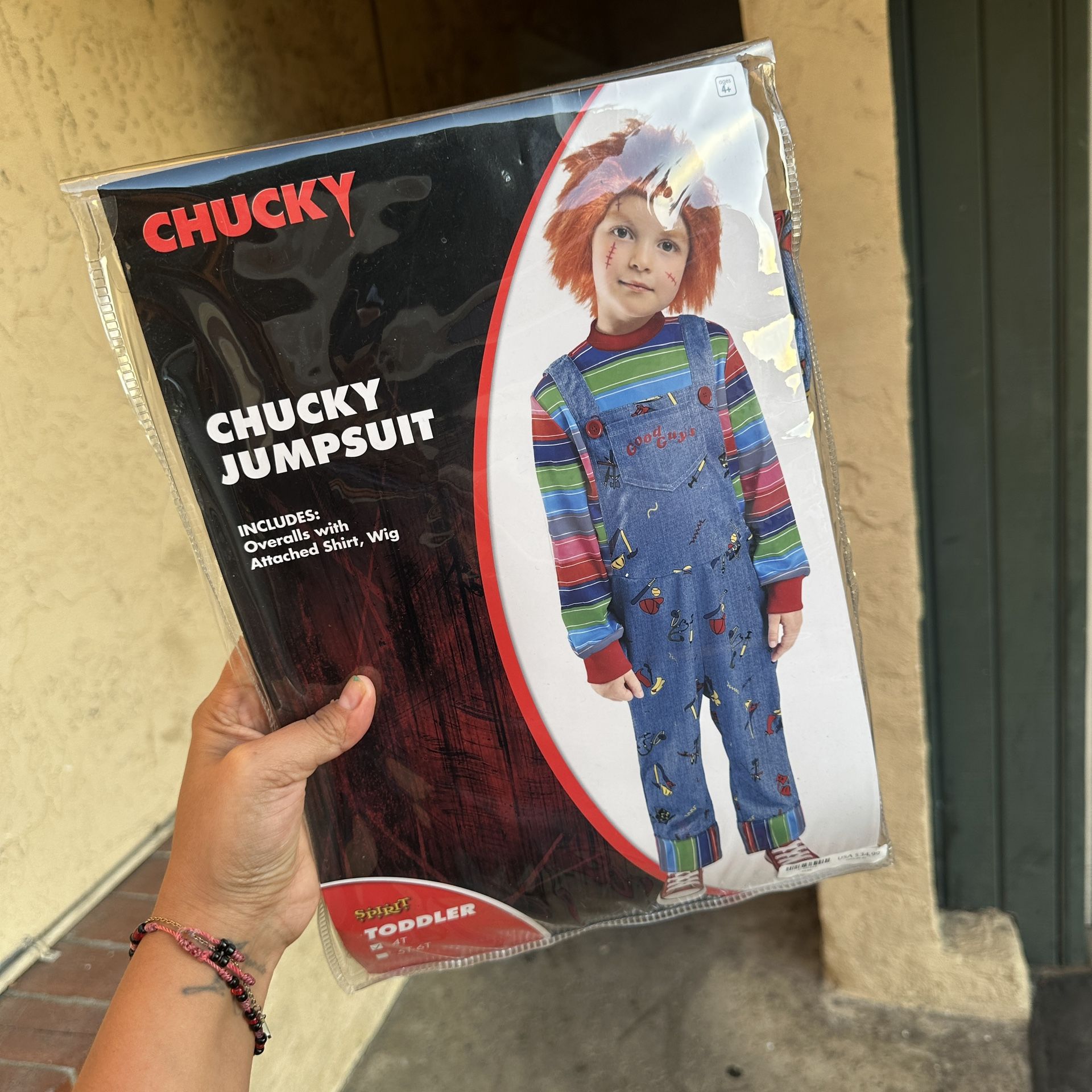 Spirit Chucky Costume Toddler 4T