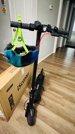 iScooter Electric Scooter - Like New (350W, 220lb Capacity, Includes Box, Charger & Helmet)