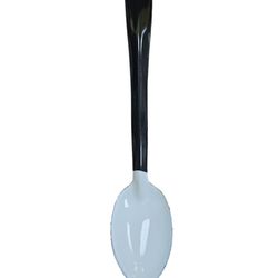 Black & White Enamel Spoon 
