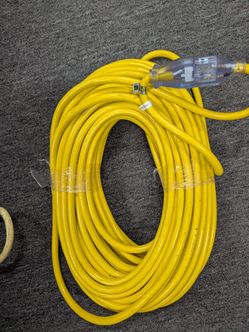 Heavy Duty Yellow Contractor Extension Cord – 13 lb
