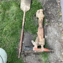 Air Powered Jack Hammer With Attachment 