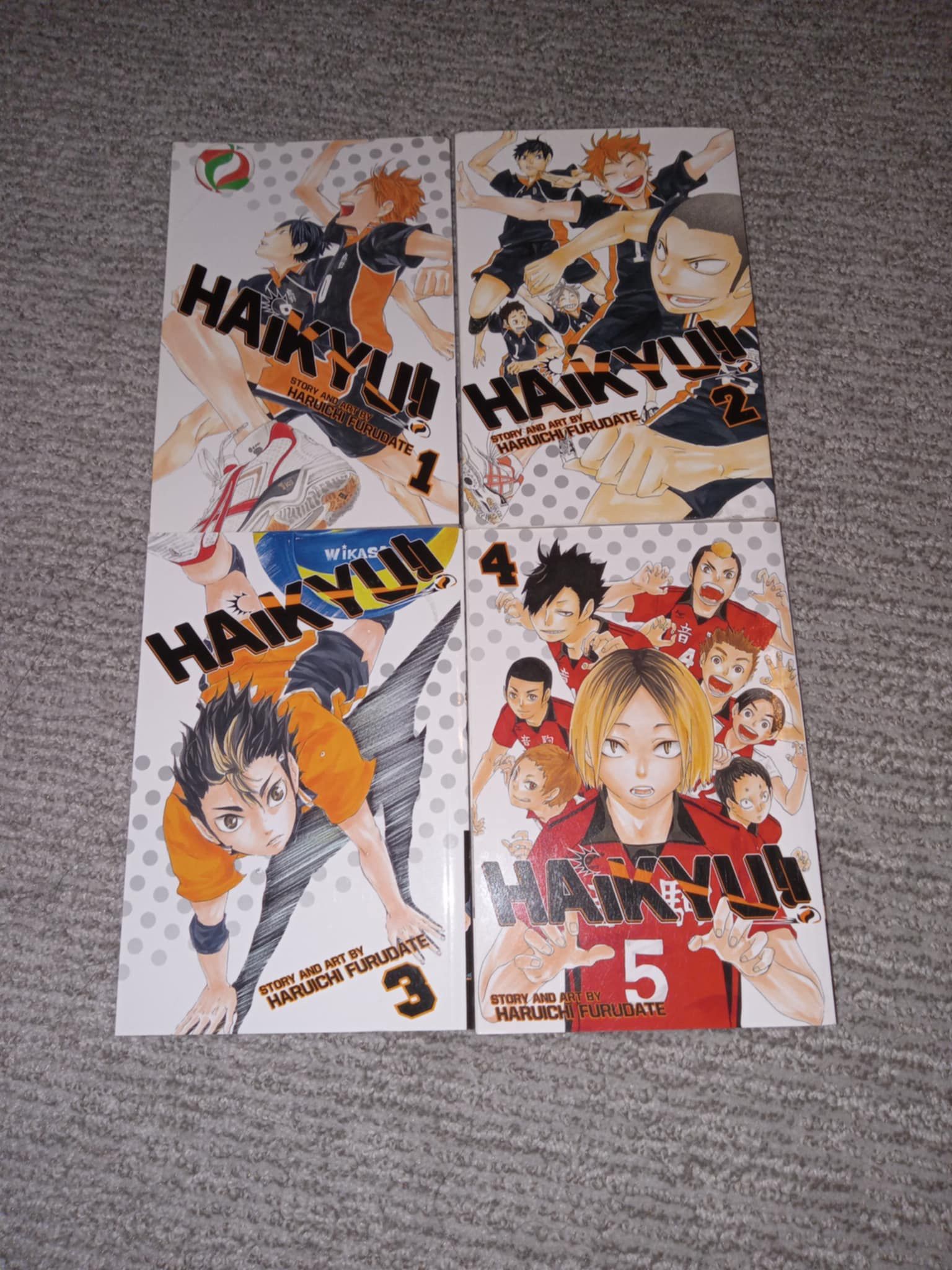 Haikyui Manga Books 1-4 -Turlock
