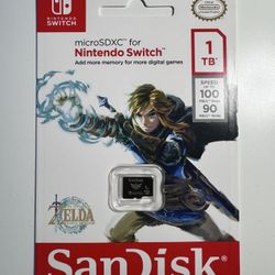 Sandisk 1TB Micro SD Zelda Nintendo Switch 